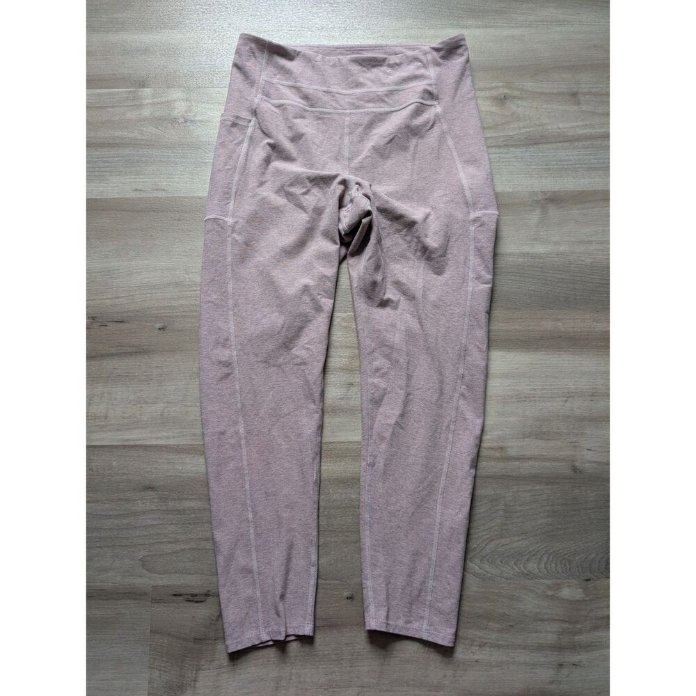 FLX Mauve Pink Pocket Leggings, Large (C2)